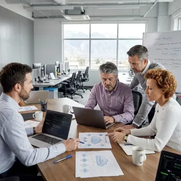 IT consultant advising a business team