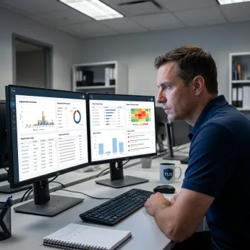 Business cybersecurity monitoring and endpoint protection
