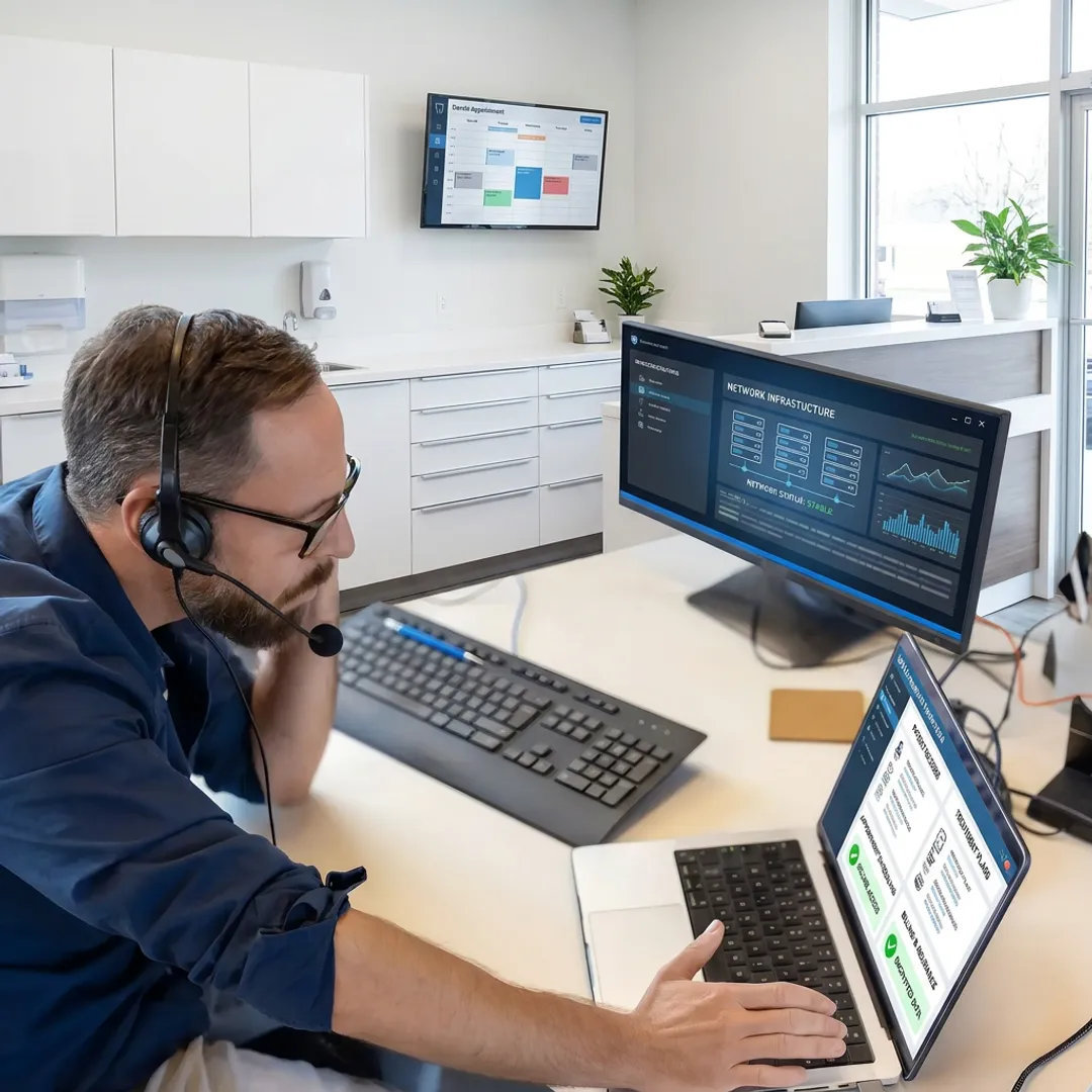 Dental practice technology management