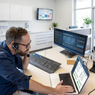 Dental practice technology management