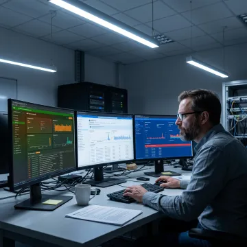 Engineer managing secure multi-cloud environment