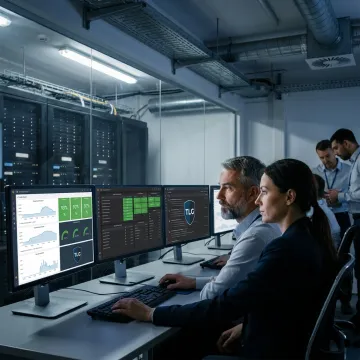 Team managing private cloud hosting