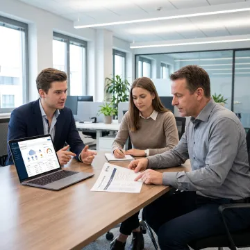 IT consultant advising a startup team