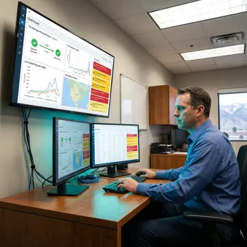 Managed firewall monitoring for cloud business network