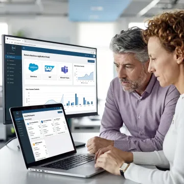 Cloud desktop hosting environment for managed service providers