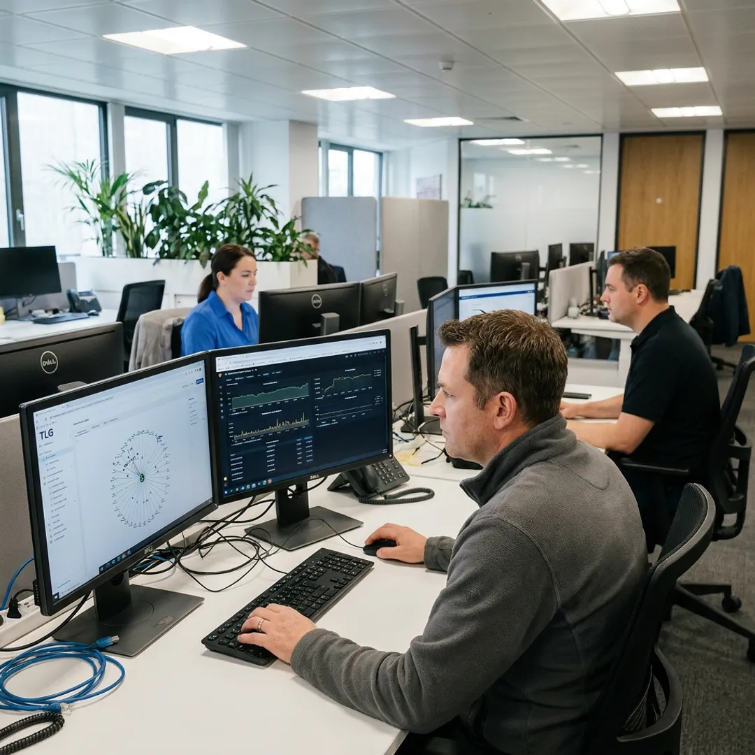 IT technician supporting office network systems