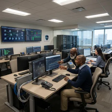 Managed IT support team assisting business users