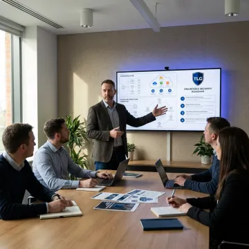 IT strategy meeting with business team