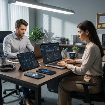 Managed mobile device security dashboard and protected business devices