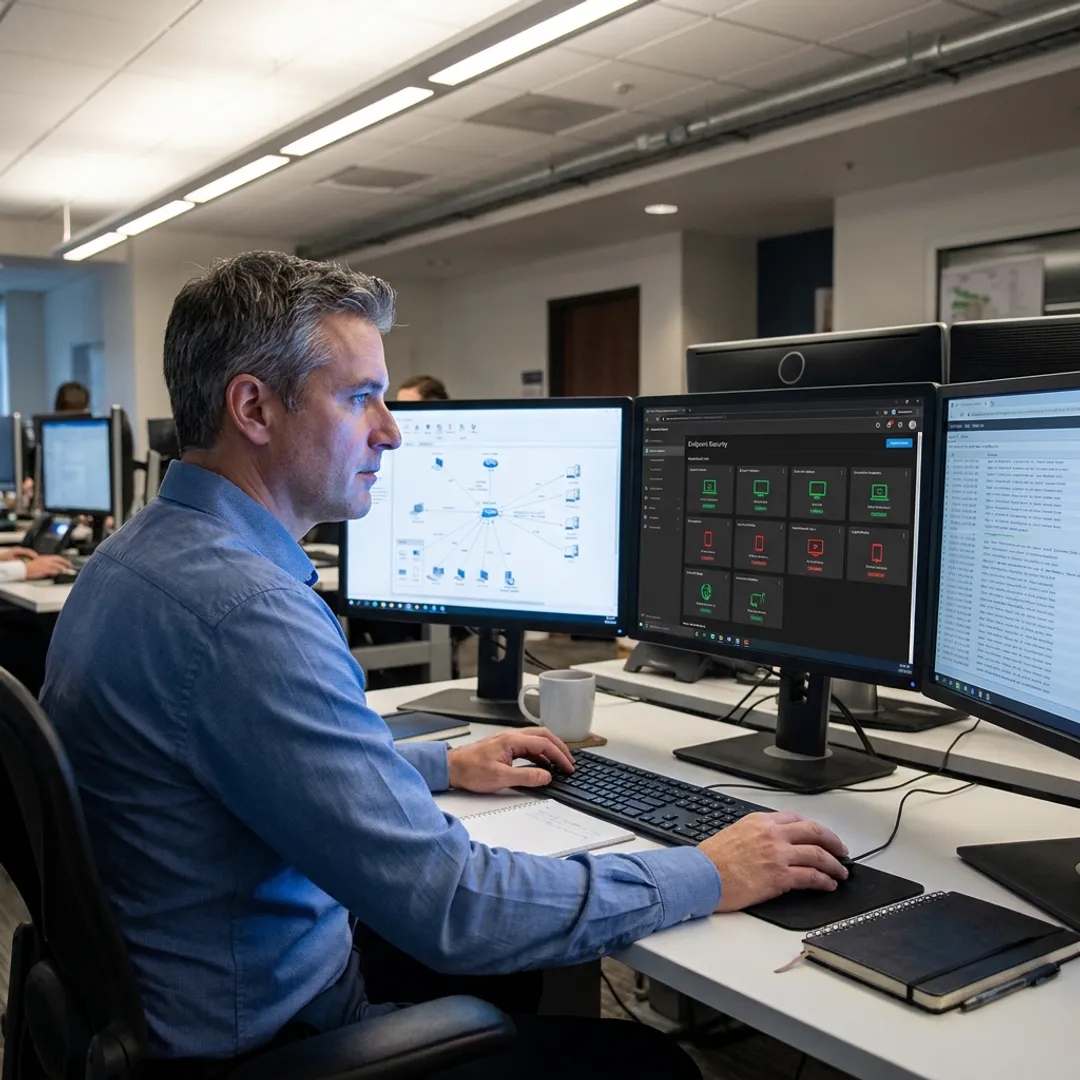 Business IT support and network security review