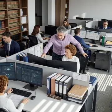 Managed IT support for a law firm office