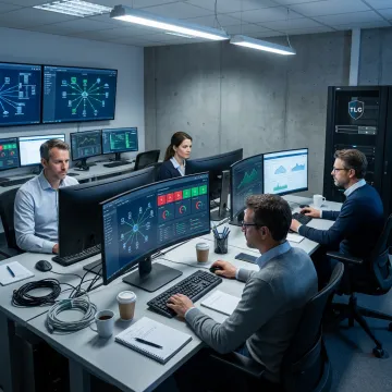 Managed IT and cybersecurity support team