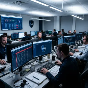 Security analyst monitoring cyber threats