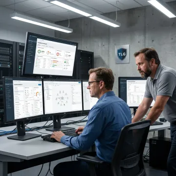IT team managing secure cloud infrastructure