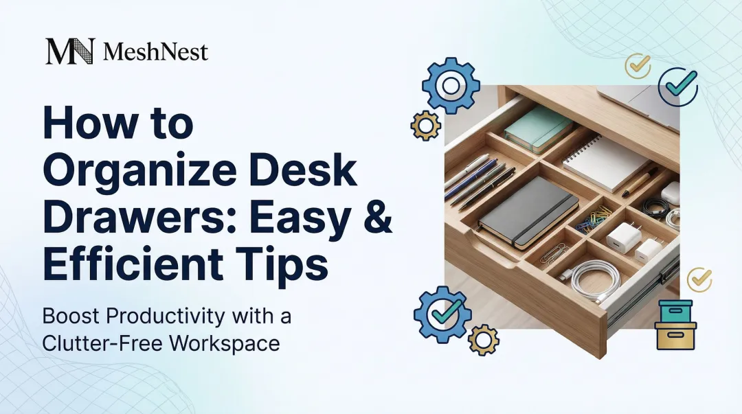 How to Organize Desk Drawers: Easy & Efficient Tips