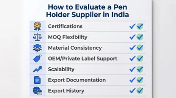 7-point pen holder supplier evaluation criteria checklist for global B2B buyers