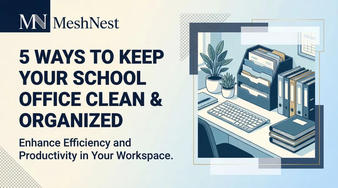 5 Ways to Keep Your School Office Clean & Organized