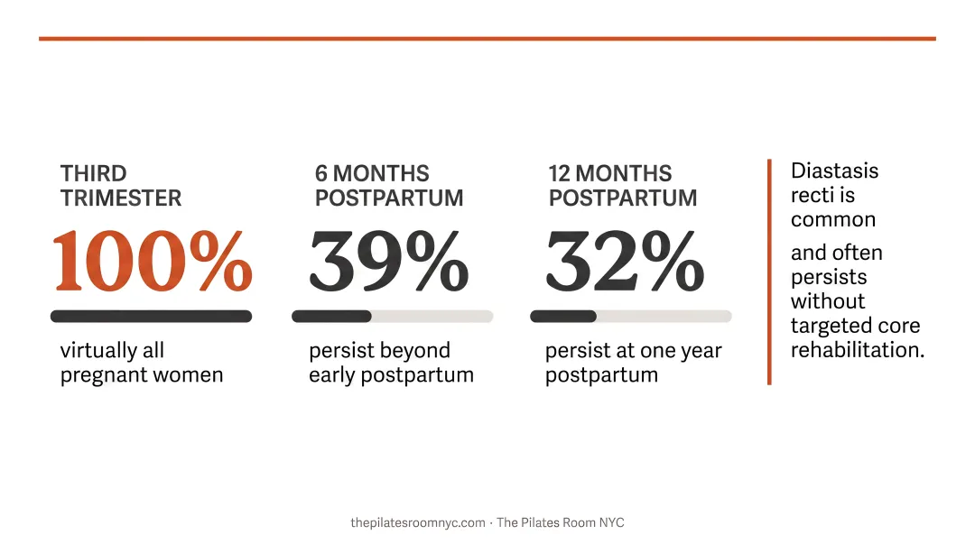 Diastasis recti prevalence rates at third trimester six and twelve months postpartum