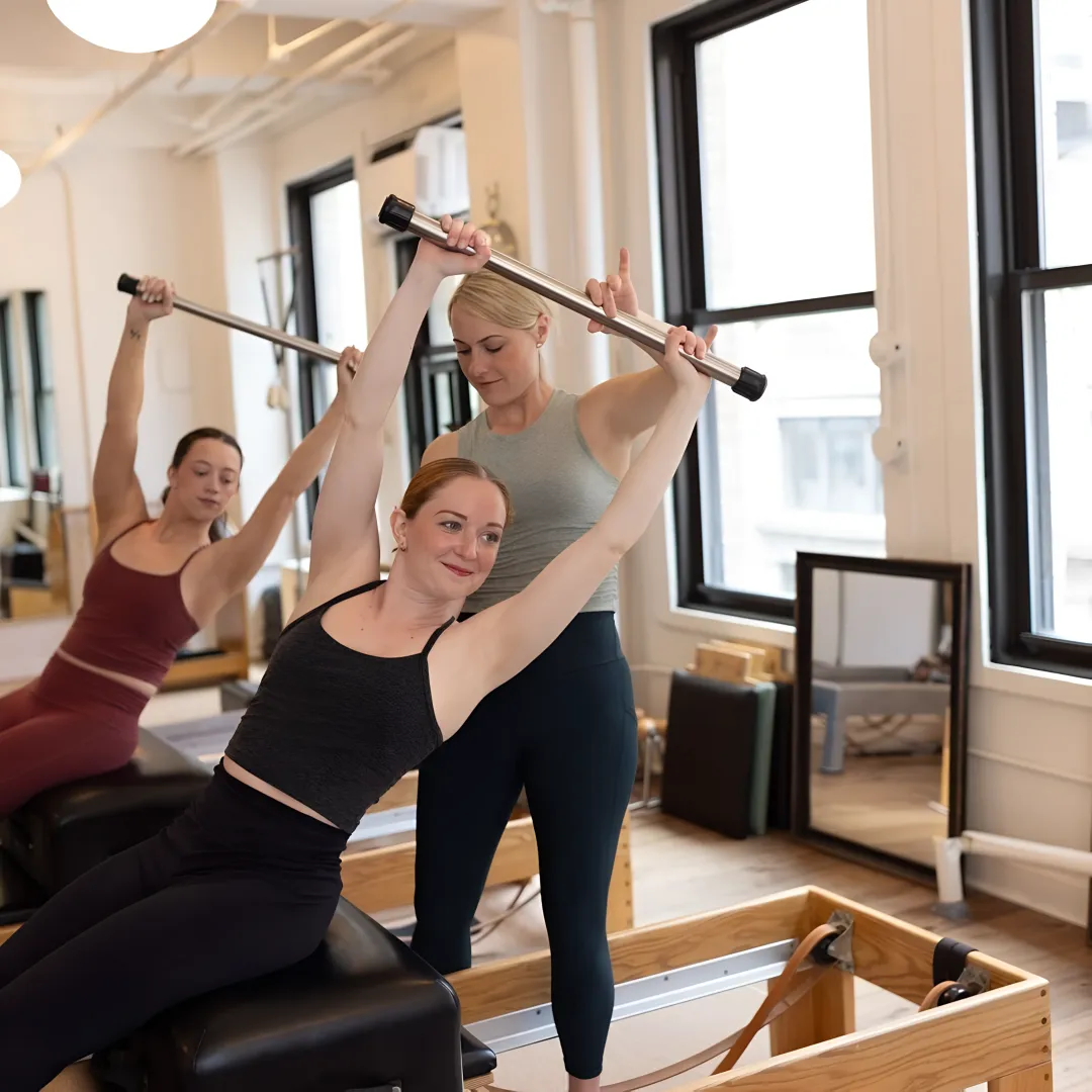 Private Pilates session in Chelsea studio
