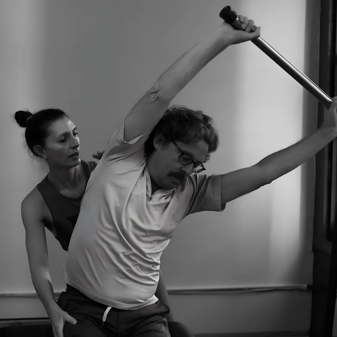 Private Pilates session in a boutique studio