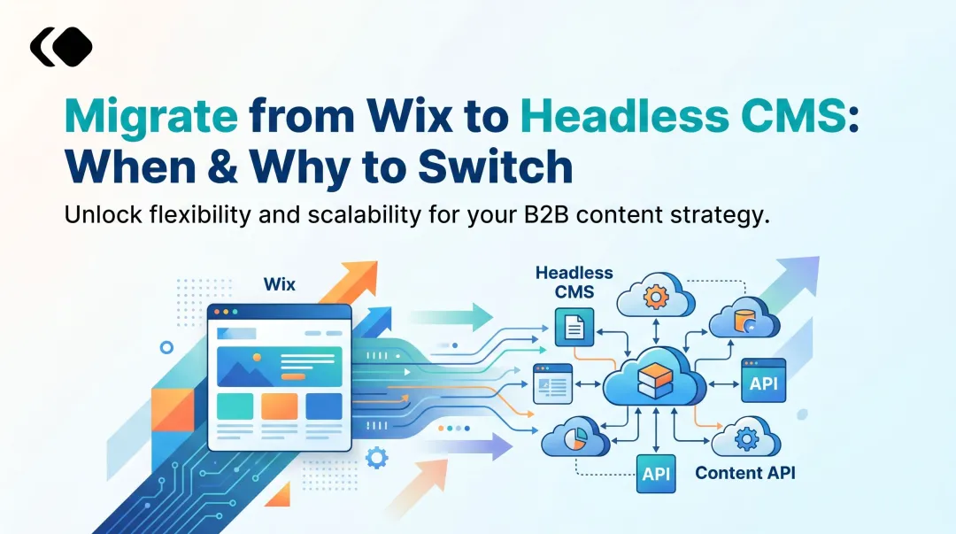 Migrate from Wix to Headless CMS: When & Why to Switch
