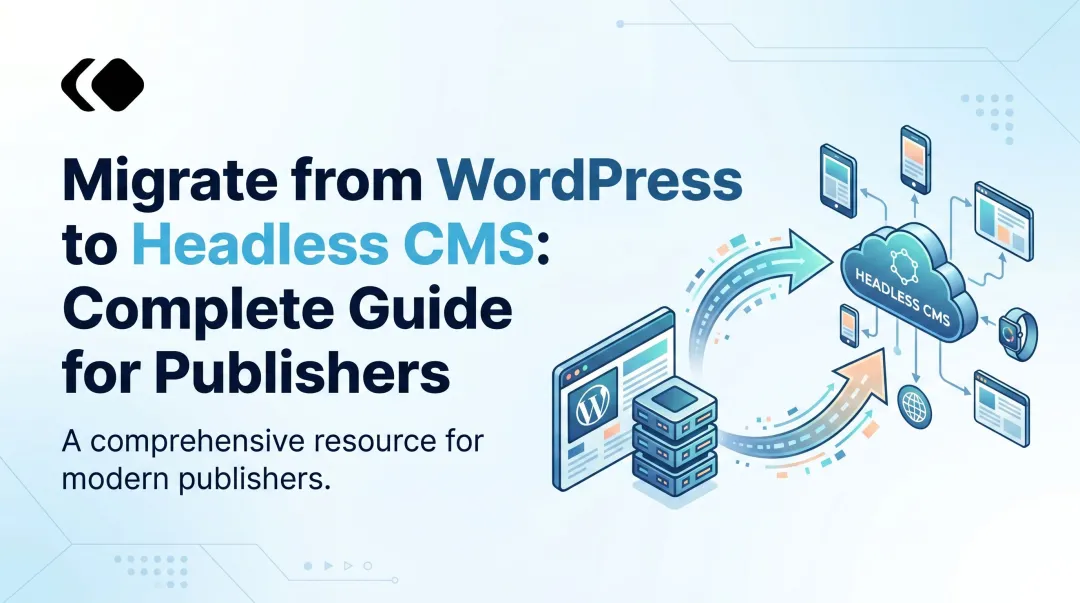 Migrate from WordPress to Headless CMS: Complete Guide for Publishers