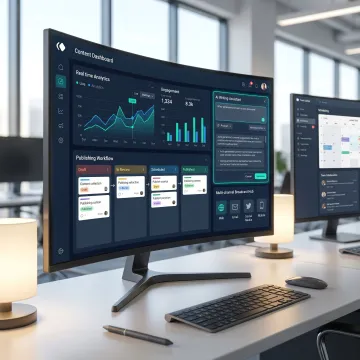 AI-powered CMS dashboard for scalable publishing