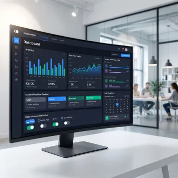 Enterprise headless CMS dashboard for publishers