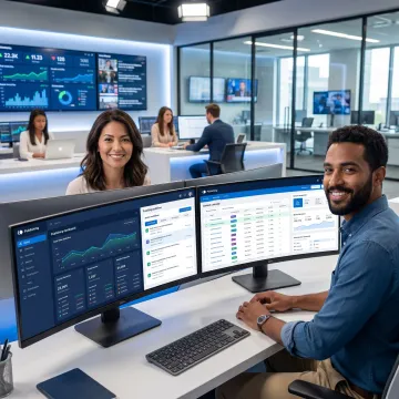 Digital newsroom publishing platform dashboard