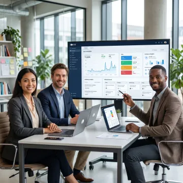 Content team using optimisation and analytics platform