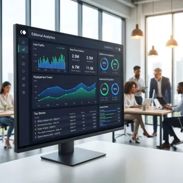 Real-time publisher analytics dashboard