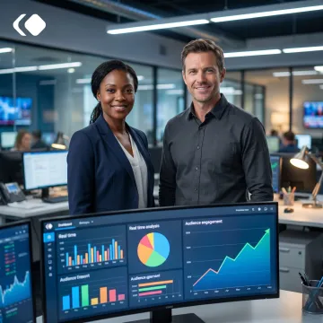 Publisher team using analytics platform