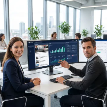 Real-time content publishing dashboard