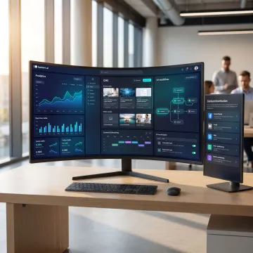 Digital experience platform dashboard for content teams