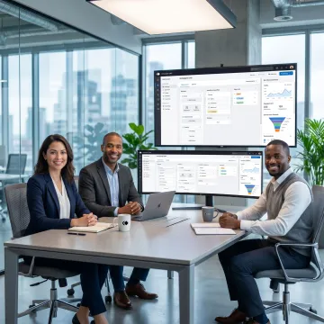 Content team using enterprise CMS platform