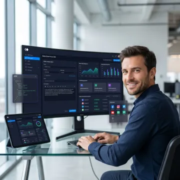 Composable DXP dashboard for API-first content delivery