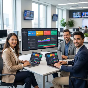 Omnichannel content distribution dashboard