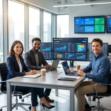 Publisher analytics dashboard on desktop screens
