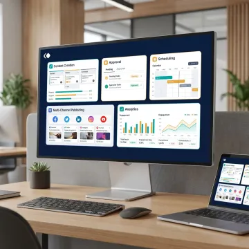 Automated publishing workflow on content platform