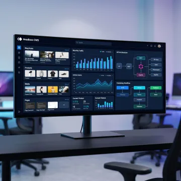 Headless CMS platform evaluation dashboard