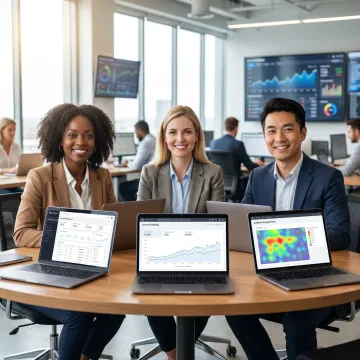 Publisher team optimizing content for AI search