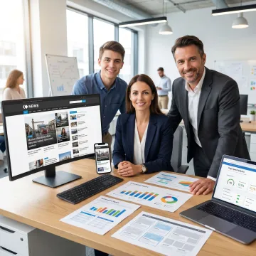 News website performance optimisation on desktop and mobile