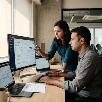 Team using AI personalization platform