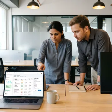 Enterprise team managing secure digital experiences