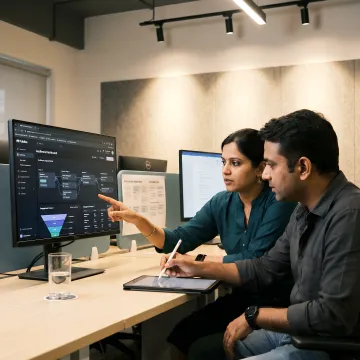 Team using a personalization platform to optimize digital experiences