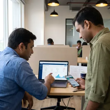 Technical team optimizing publisher website speed