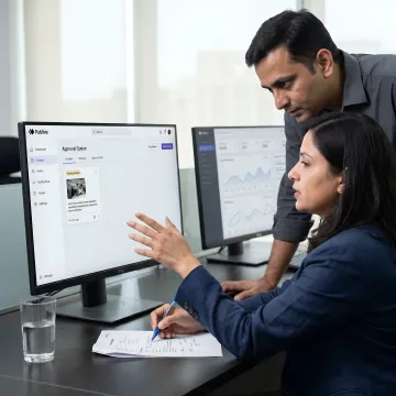 Compliance-focused enterprise CMS workflow