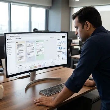 Publishing workflow dashboard for newsroom teams