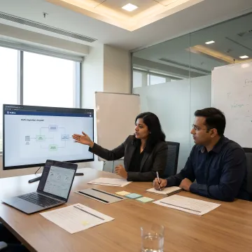 Content migration workflow planning session