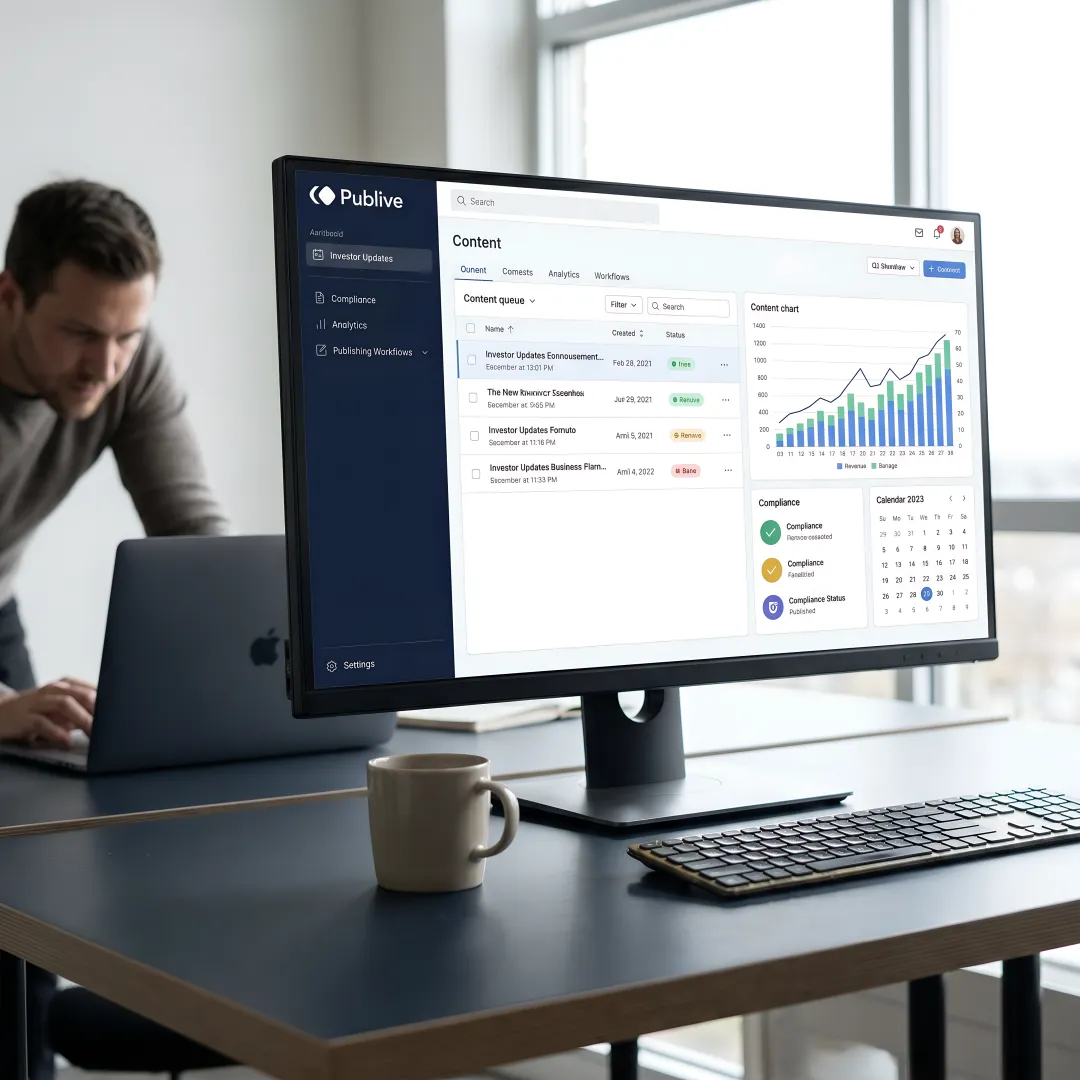 Investor Communication Platform for Financial Services & Enterprises